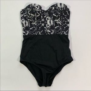 Abercrombie & Fitch Strapless One-Piece LadderBack